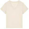 Dames T-shirt StellaStanley Isla V-hals naturel Raw